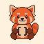 A red panda mascot, named Lyra.